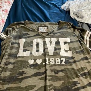 3XL Camo tee- short